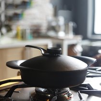  Japan imported Southern ironware Liu Zongli cast iron pot Full cooking frying pan binaural stew pot household large