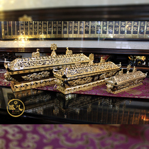 Buddhist Buddhism Taiwan Shengfan Pure Copper Zhen Jin Eight Jixiang Double Dragon Croom Line incense burner incense burner incense diffuser Buddha Hall