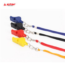 Star Seda Whistleblowing Referee Whistle Basketball Football With Hanging Rope Plastic Whistle 10 221