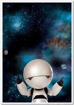 Galaxy Roaming Guide Animation Movie Poster Original Licensed Art Film Decorative Painting