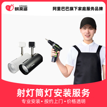 On-site installation service for pigeon spotlights downlights