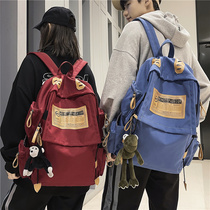 Junior high school students with double shoulder bags for men 2021 new day department large-capacity travel computer backpacks for female high school students