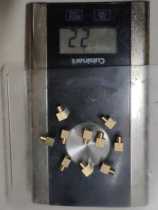 Square nut column Horizontal hole square copper column Socket special square nut Through hole copper nut