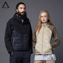 EDCO Edek autumn new couples tide cotton-padded clothes for men and women thin cotton-proof wind waterproof and warm