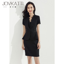 Summer high-end professional suit female fashion white-collar president suit sales department manager reception work clothes tide