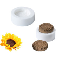 New Products Manufacturer Direct Marketing Emulation of Candy Flower Textured Silicone Mold Bread Flowers Sunflower sun Flower Heart