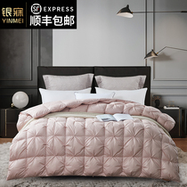 Duvet 95 white goose down winter warm heat storage thermostatic cotton quilt cover antibacterial 1 8m single double quilt core