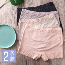  Summer thin lace safety pants womens anti-light modal thread bottoming boxer shorts safety pants two-in-one