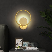 Wall lamp bedroom bedside lamp aisle Nordic modern simple led creative personality background wall light luxury wall lamp