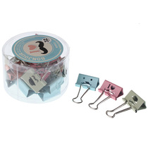 Stationery cartoon beard cute creative long tail clip 25 32mm dovetail clip 24