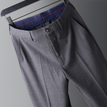 Light extravagant spring style plaid Western pants Mens fall Han version Body Trend Business Pants Men Free of Hot Casual Little Leggings