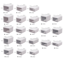 Wardrobe storage drawer storage box plastic cabinet household underwear storage clothing finishing box clothing storage box
