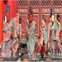 Temple view Twenty-eight stars 28 house stars Buddha statue handicrafts Have sitting and standing statues Taoist stone sculpture statue ornaments