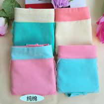 New Underwear Woman Pure Cotton Middle Waist Triangle Pants Head Full Cotton Fabric Student Sexy Lace No Mark Girl Shorts