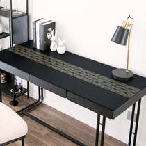 (Leather table mat) woven table flag home waterproof oil proof table mat tablecloth