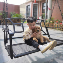 Wrought Iron Yang Hanging Basket Outdoor Leisure Swing Rocking Chair Home Indoor Hammock Farm Farm Grape Rack Rocking Chair Rocking Chair Hanging Chair