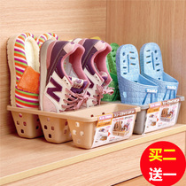 Japanese shoes storage box home space dormitory simple shoe box plastic Economy Shoe storage artifact