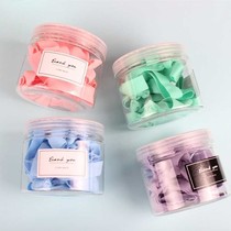 Korean personality simple head rope knotted Hairband rubber band hipster girl student sports hair rope 20 sets hair hoop