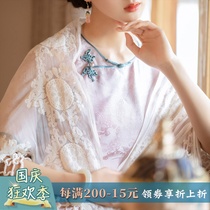 A Spring and summer Chinese style retro Republic of China style one city wind catches flat cut ancient method loose cheongsam dress