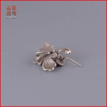Skung Tie Peony Peony Silver Flower Accessories Siam - set Silver - headed Pearl Burned Blue Close Ancient Clock Merk S925 Silver