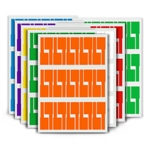Network cable room wiring data cable communication knife type P-type color self-adhesive printing paper sorting and sorting power cord stickers anti-handwriting printer