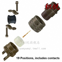 MS3126F14-19 A] CONN PLUG MALE 19POS GOLD CRIMP