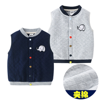 Childrens vest cotton spring and autumn winter 2020 new childrens clothing thick baby warm vest boy waistcoat boy waistcoat