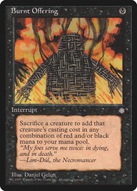 5 dogs tcg] Magic: The Gathering burnt offering burnt offering ice ice