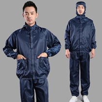 Polished special dust-proof clothes breathable split Lianhood male and female fibreglass Industrial spray protective clothing Working clothes