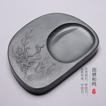 Pond and Ming inkstone making skills lobed pit water ripple intangible cultural heritage