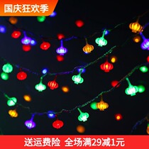 Lantern living room dedicated Chinese New Year lightning window lights string lanterns New Year Net red festive Spring Festival color changing lights