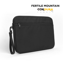 Liangshan FN series file bag business black CORDURA ballistic nylon briefcase Simple business bag Office computer bag Clutch bag zipper female waterproof file bag Male data storage bag