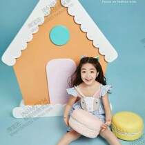 New studio childrens real scene production flash-free studio shooting props Korean wedding real scene design and decoration
