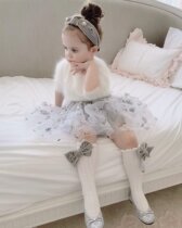 5N not refund the American Maison Girl Fairy Model with embroidered flower veil tutu skirt