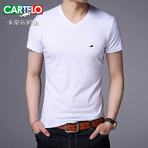 Crocodile Short-sleeved T-shirt Men Trend Cotton Pure Cotton Fix Half-sleeved Summer Bottom New Pure Han Edition