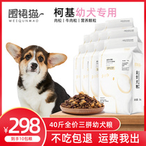 Corgi Puppy Dog Food 40kg calcium supplement beauty hair ease tear marks 100 small dog food packaging