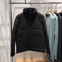 Wick family micro tall mens short black down jacket trend thick casual versatile youth down jacket