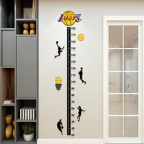 Acrylic 3d stereoscopic height wall sticker Childrens body height ruler Measuring Cute Living Room Decoration Wall Sticker