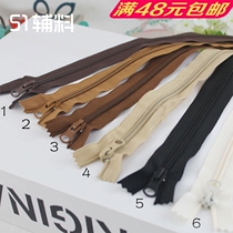 No 5 high quality nylon closed tail zipper luggage bag clothes pants placket pocket handmade fabric DIY accessories accessories