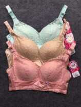 Special price underwear brand gathered style no steel ring bra sexy upper thin lower thick autumn and winter models show chest big bra medium thickness