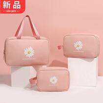 Cosmetic bag girl heart Super Fire ins wind large capacity portable girl cosmetics storage bag hipster wash bag