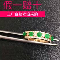 New ring silver trustee 925 silver female ring empty trustee classic folding mouth ring round color treasure size 3x3mm