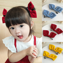 Baby hair clip without hurting the trumpet ear sweet stereo butterfly bow headdress cute princess side jacket card