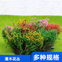 Sand table building model material DIY handmade micro-landscape Outdoor landscape simulation shrub flowers Finished flower model