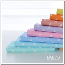 Cartoon printed pure cotton cotton cotton cloth is covered with slant width 1 6 m fabric color wavedot