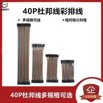 40P DuPont wire rehearsal wire Female to female male to female male to male head 2 54mm 10 15 20 21 30CM