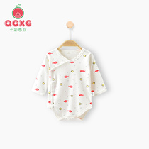 Baby Conjoined Clothes Spring Autumn Winter Baby Triangle Khaclothes Bag Fart newborns Long sleeves Protective Belly Pure Cotton Beat clothes
