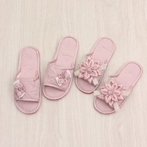 Gorgeous home slippers indoor floor couples Four Seasons slippers for men and women soft bottom non-slip thin bottom silent comfortable autumn and winter