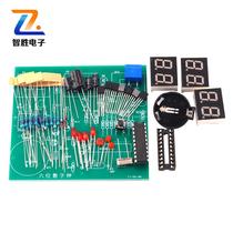 STC six-digit digital clock kit Microcontroller 6-digit LED clock electronic production spare parts DIY