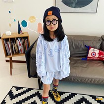 OMIOMI original digital series Childrens terry bottom hooded jacket Shorts t-shirt spring jacket